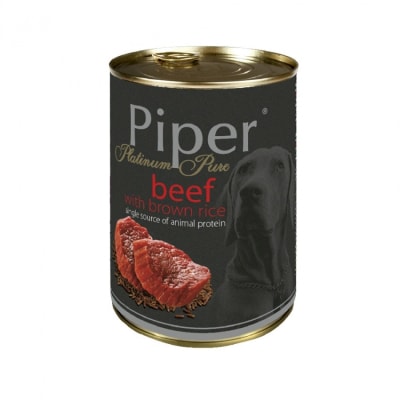 LATA PIPER PERRO carne y arroz (beef) 400 gr1
