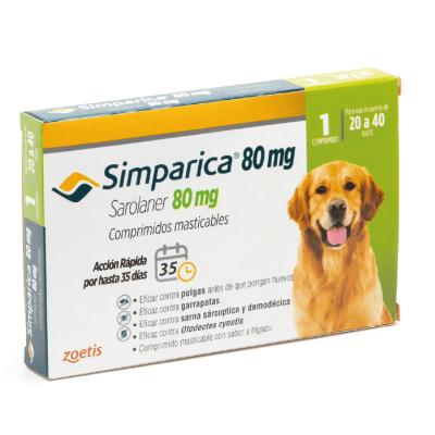 SIMPARICA Antiparasitario oral 20-40 KG