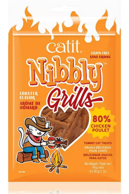 Catit Nibbly grills pollo y langosta 30 gr