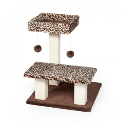 RASCADOR LEOPARD TERRACE 50 CM LARGO X 44.5 CM ANCHO X 53 CM ALTO