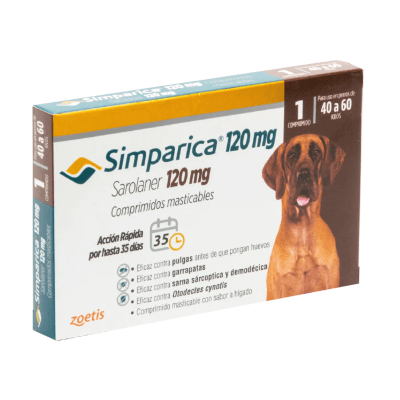 SIMPARICA Antiparasitario oral 40-60 KG