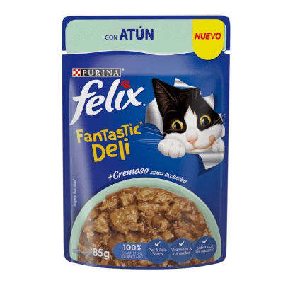 POUCH FELIX FANTASTIC deli con atún 85 gr