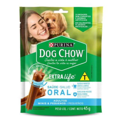 DOG CHOW (salud oral) adultos minis y pequeños 45 gr1