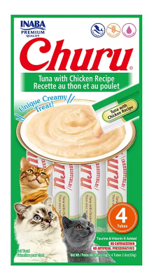 CHURU GATO ATÚN CON POLLO(Tuna with chicken)1