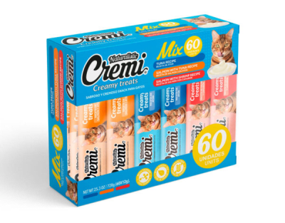 NATURALISTIC CREMI GATO mix recetas de pescado 60 unid. 720 gr1