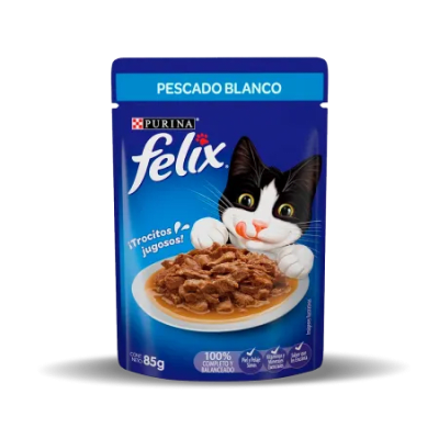 POUCH FELIX pescado blanco 85 gr