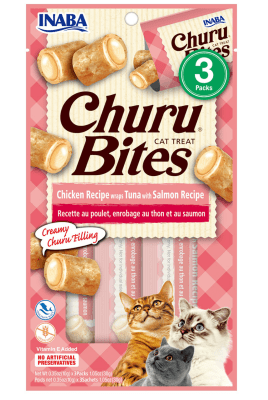 CHURU GATO BITES POLLO CON ATUN Y SALMON (chicken wraps tuna salmon)