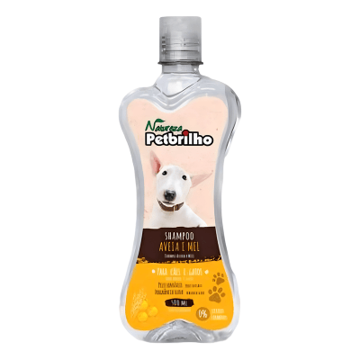 SHAMPOO PETBRILHO Avena y miel 500 ml1
