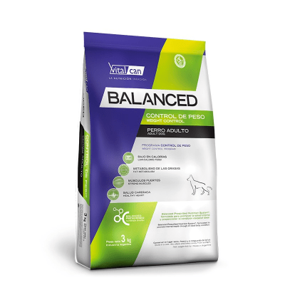 BALANCED Perro adulto control peso 3 kg1