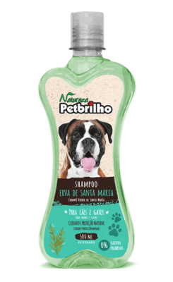 SHAMPOO PETBRILHO Hierba santa maría 500 ml1