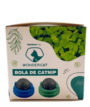 Bola Hierba gatera giratoria para gatos Wonder Cat1