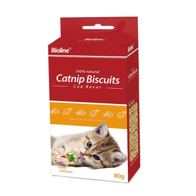 Catnip Biscuits Galleta Cod flavor (bacalao y camarón) 80 gr