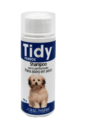 TIDY Shampoo seco perfumado perro 100 Gr