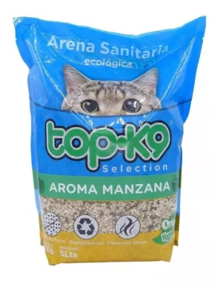 ARENA TOPK9 Ecológica Manzana 2 kg