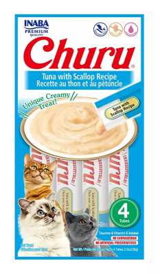 CHURU GATO ATÚN CON OSTION (tuna with scallop recipe) 4 unid.