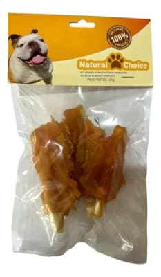 HUESO NATURAL CHOICE BARRAS DE CARTILAGO ENVUELTAS EN PECHUGA DE POLLO