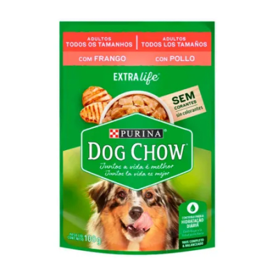 POUCH DOG CHOW adulto pollo 100 gr
