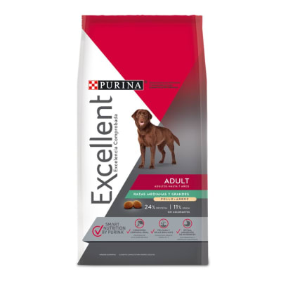 EXCELLENT ADULTO RAZA MEDIANA A GRANDE 15 KG