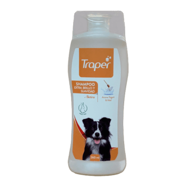 SHAMPOO TRAPER perro extra brillo y suavidad 260 ml1