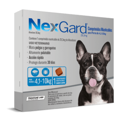 NEXGARD Antiparasitario externo 4.1-10 kg