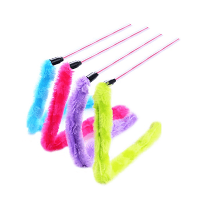 Varilla Feline cola lanuda 47cm