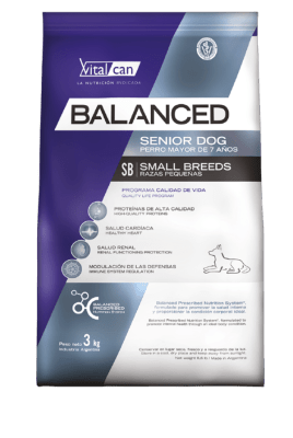 BALANCED Perro Senior raza pequeña 3 kg