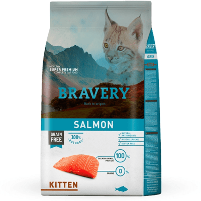 BRAVERY gato cachorro (kitten salmón) 2 kg