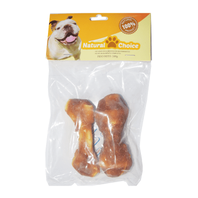 HUESO NATURAL CHOICE barras de cartílago envueltas en pollo