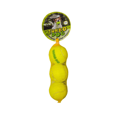 JUGUETE TURBO DOG PELOTA 3 unidades 4.8cm