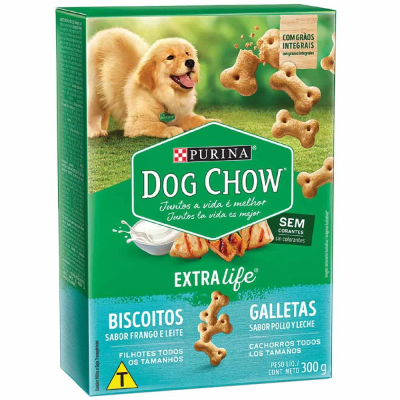 GALLETAS DOG CHOW CACHORRO POLLO Y LECHE