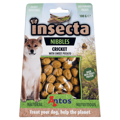Snack Antos perro insecta cricket with sweet potato 100 gr1