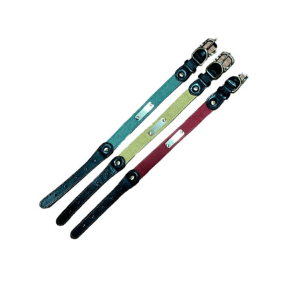 COLLAR WONDER DOG cuero y algodon