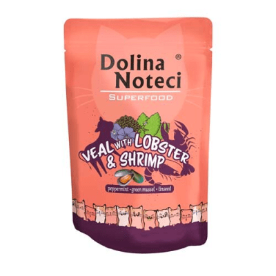 POUCH DOLINA GATO ternera langosta y camaron (veal the with lobster & shrimp) 85 gr
