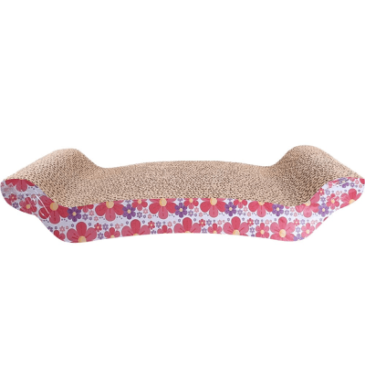 RASCADOR CURVO diseño flores (43 cm de largo x 9cm alto x 21 cm ancho)