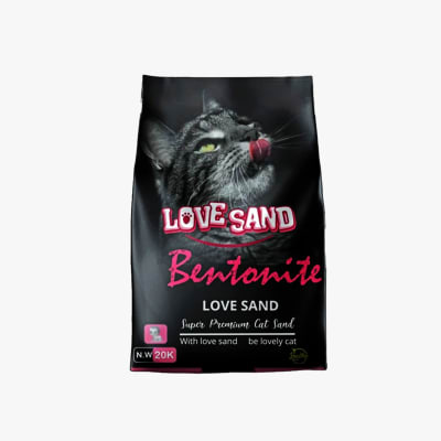 Arena de gato Love Sand Talco de bebé 20kg - Despacho gratis en Concepción y comunas cercanas