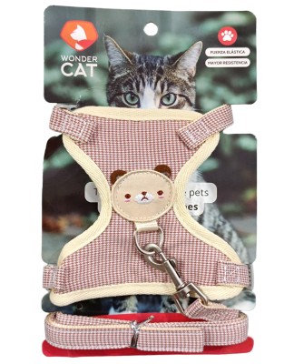 Arnes Gato Wonder Cat Diseño Oso1
