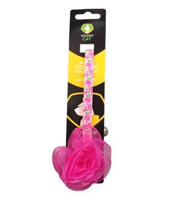 Collar Wonder Cat con diseño 3D FLOR