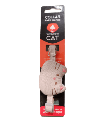 Collar Wonder Cat con peluche gato1