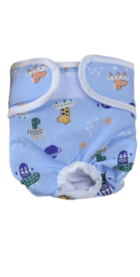 PAÑAL PARA EL CELO CELESTE perro