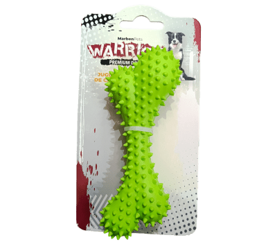 JUGUETE WARRIOR hueso goma limpieza dental con pinchos
