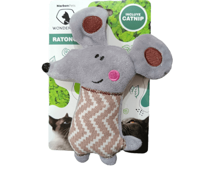 PELUCHE WONDER CAT Ratoncito con catnip