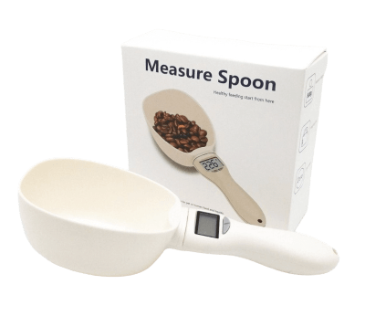 Pala con pesa de alimento