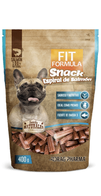 SNACK FIT FORMULA espiral de salmón 400 gr
