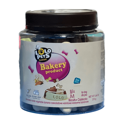 Galletas Lolo pet Hueso sabores mix 210 gr