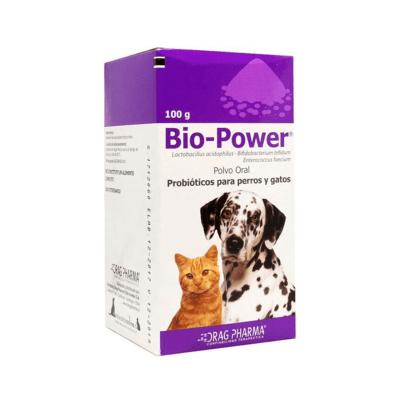 BIO POWER probiótico para perros y gatos 100 gr