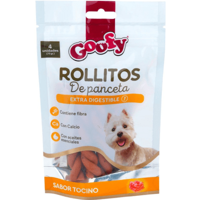 GOOFY PREMIO SNACK rollitos de panceta 4 unid. 70 gr1