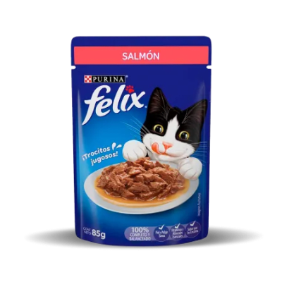 POUCH FELIX salmón 85 gr