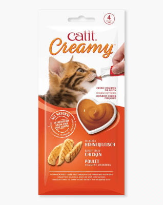 Catit creamy pollo 4 unid.