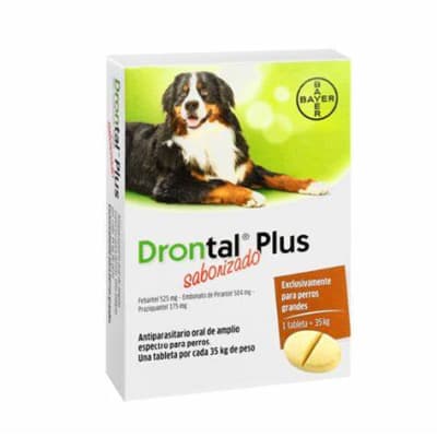 DRONTAL PLUS PERRO GRANDE 1 comprimido cada 35 kg