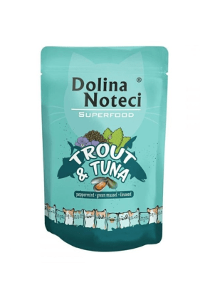 POUCH DOLINA GATO trucha y atún (trout y tuna) 85 gr